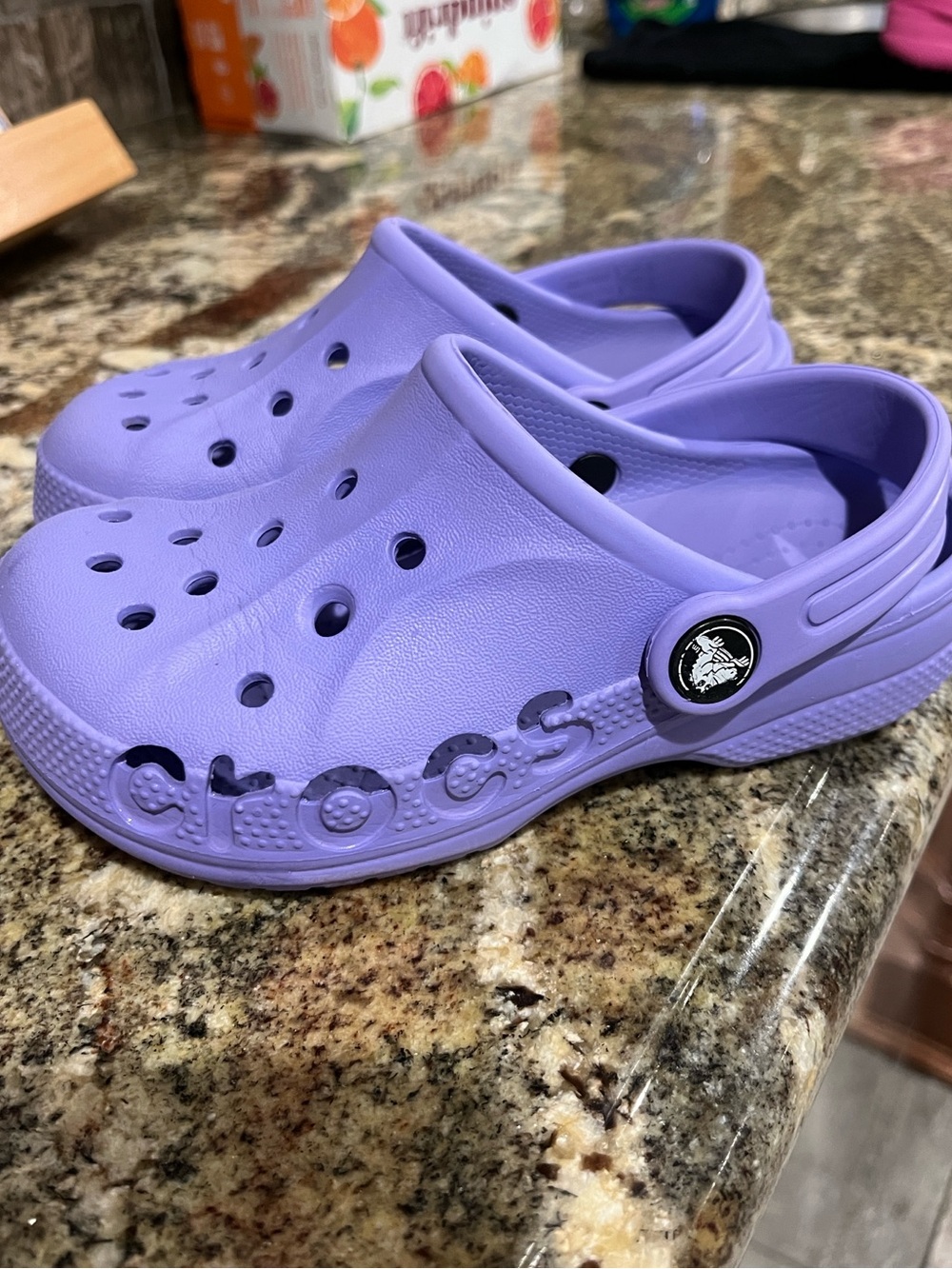 Crocs Baya Clog Purple Girls US 12